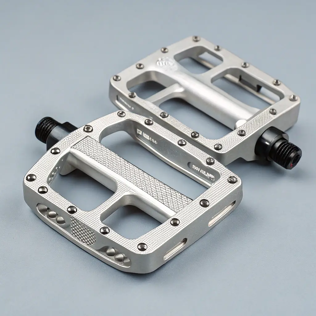 Pédales en aluminium anodisé